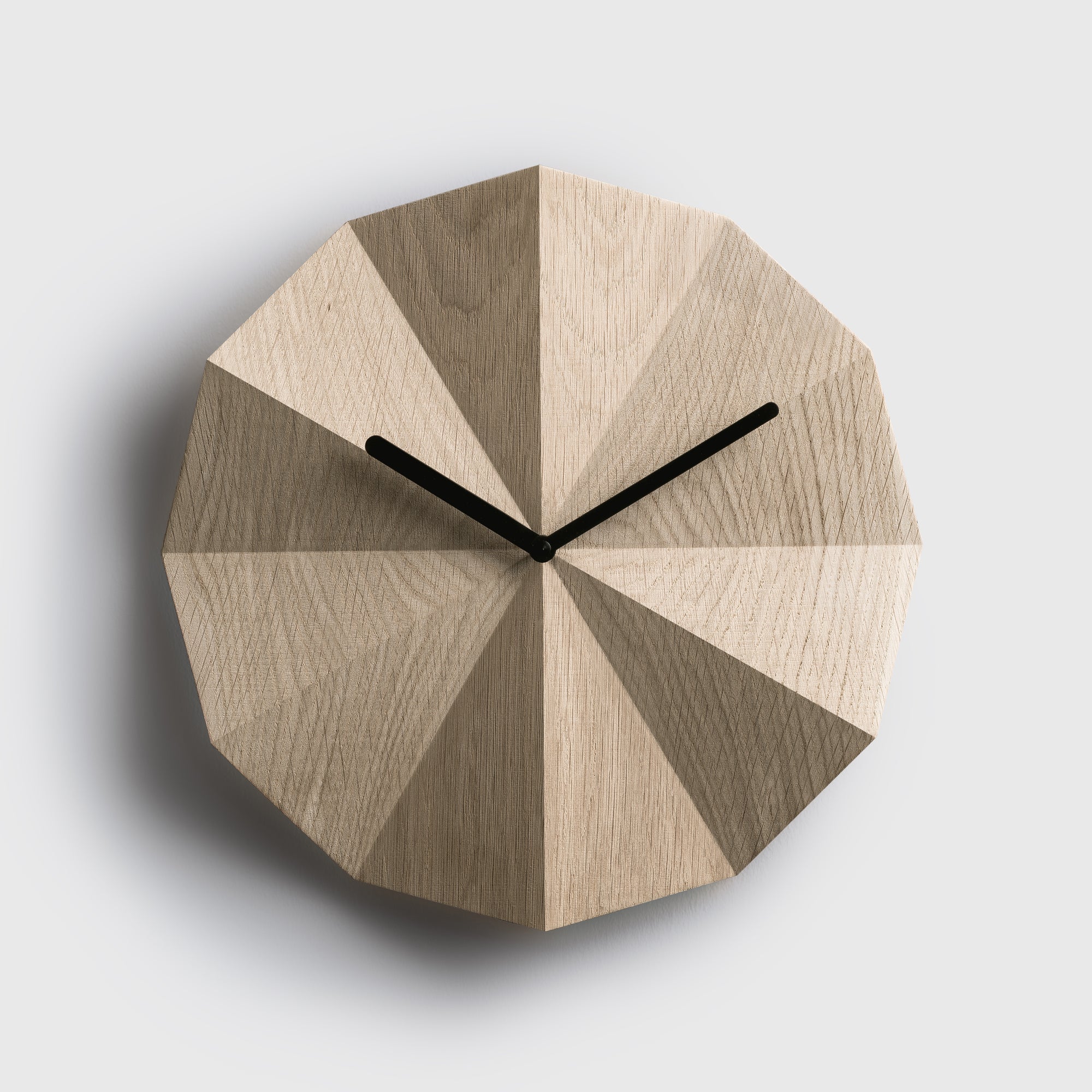 Delta Clock Oak