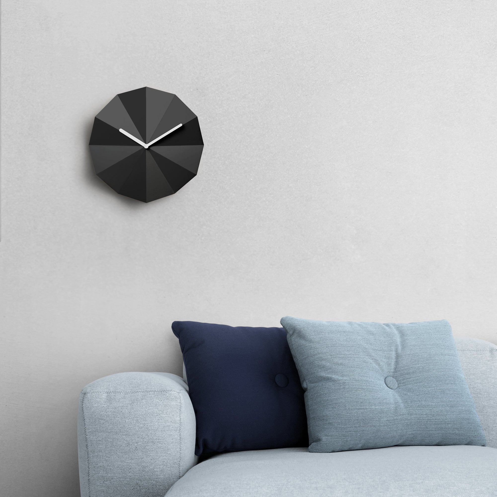 Wall Clocks - Delta Clock Black