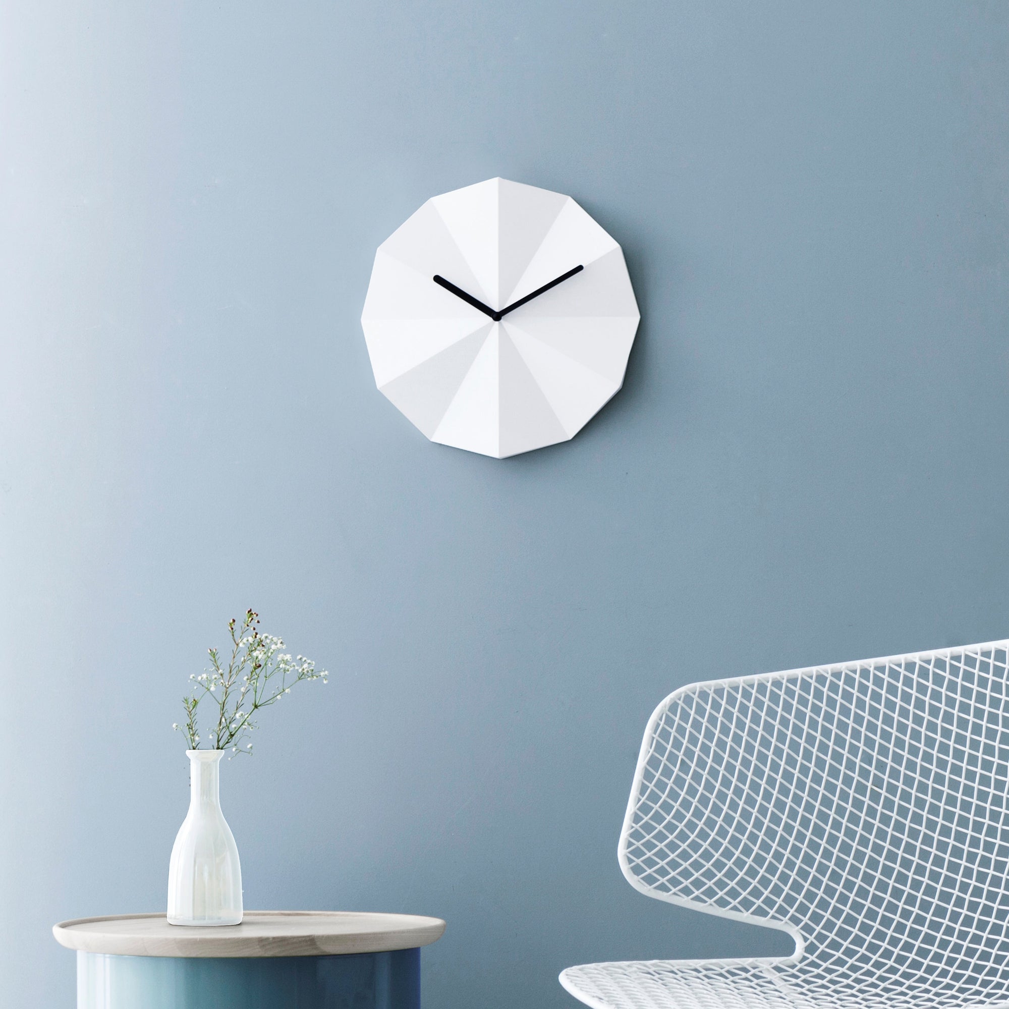 Wall Clocks - Delta Clock White