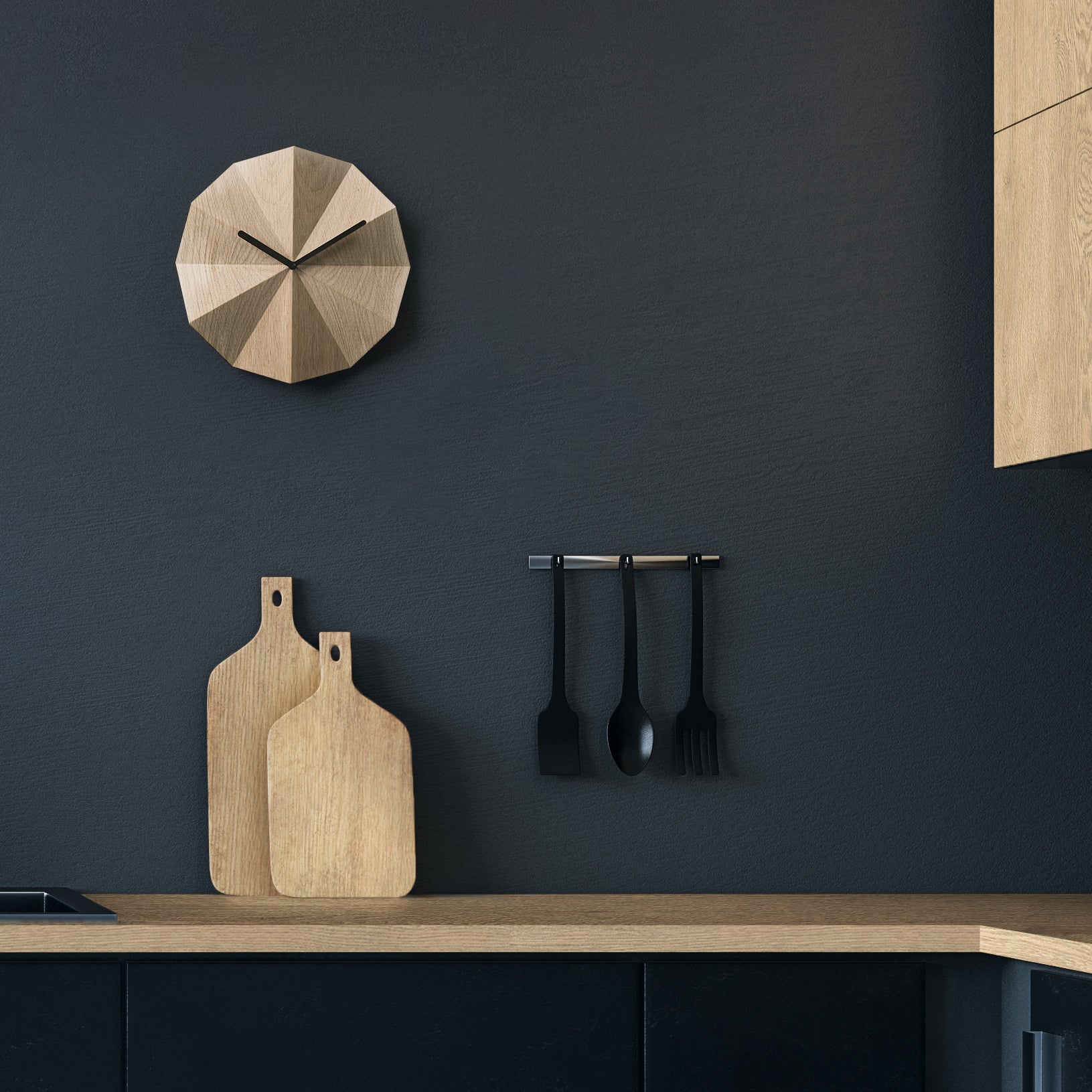 Clock Delta Delta Clock Oak – LAWA DESIGN