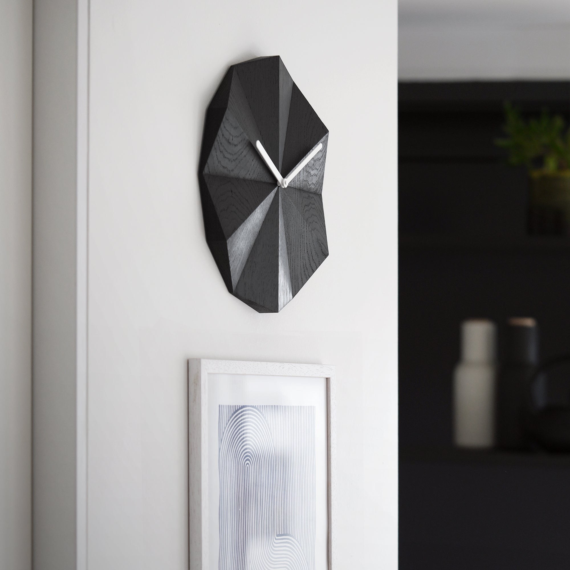 Delta Clock Black Oak – LAWA DESIGN