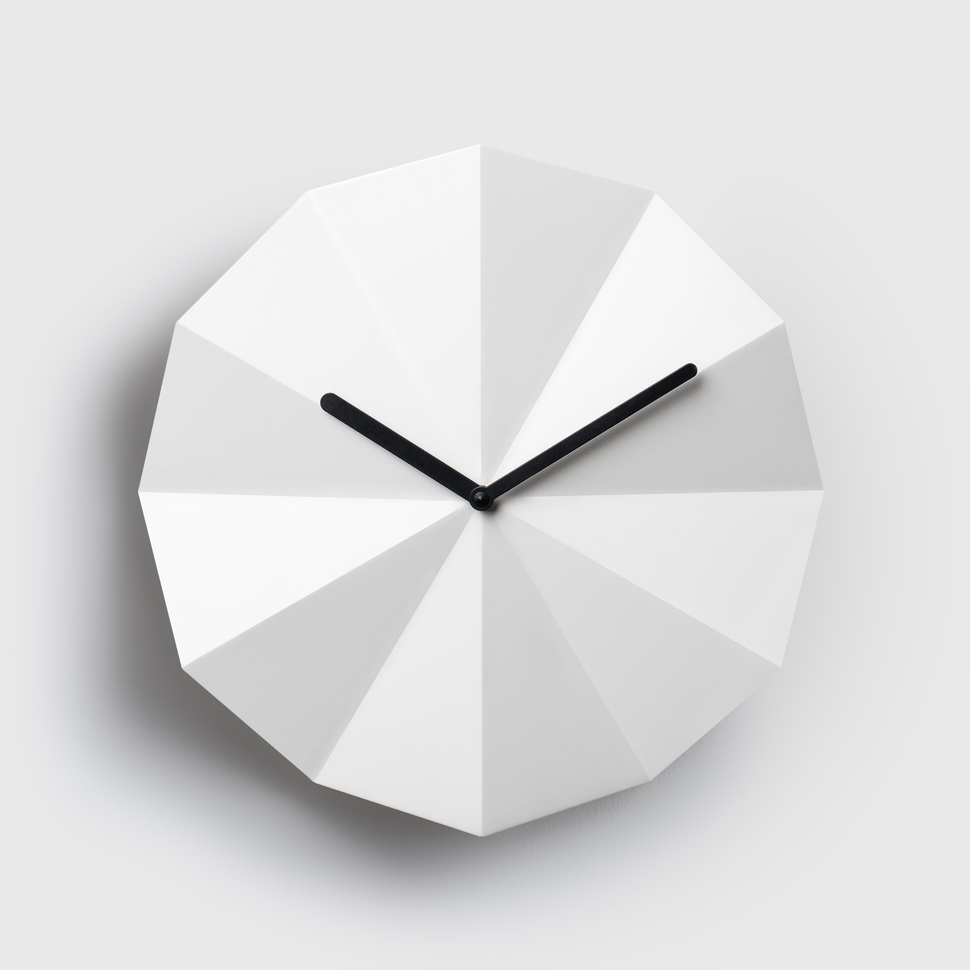Delta Clock White