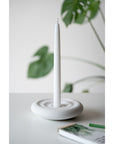 Wavy Candle Holder White