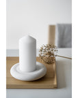 Wavy Candle Holder White