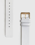 Leather Strap White