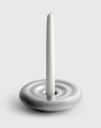 Wavy Candle Holder Chrome