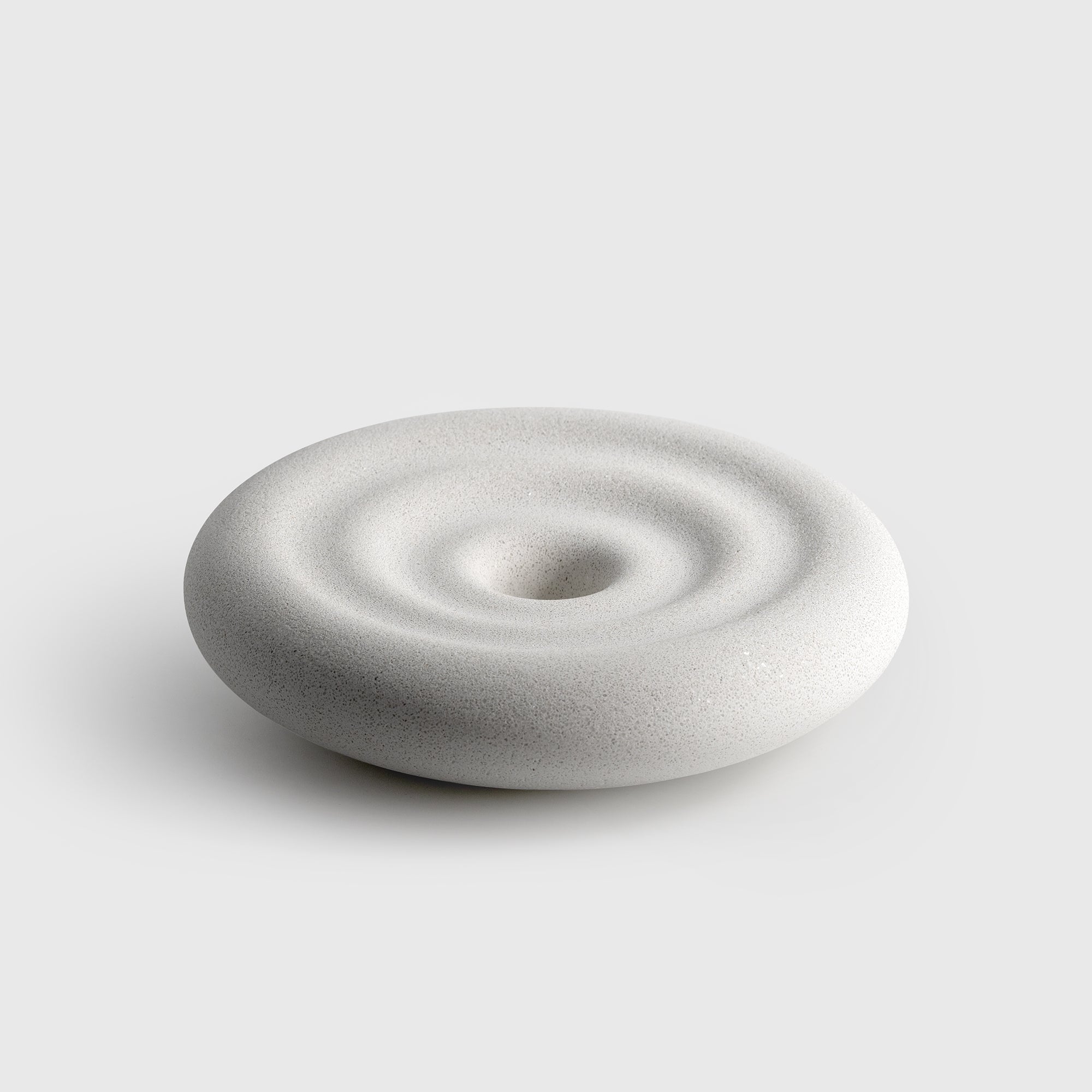 Wavy Candle Holder White