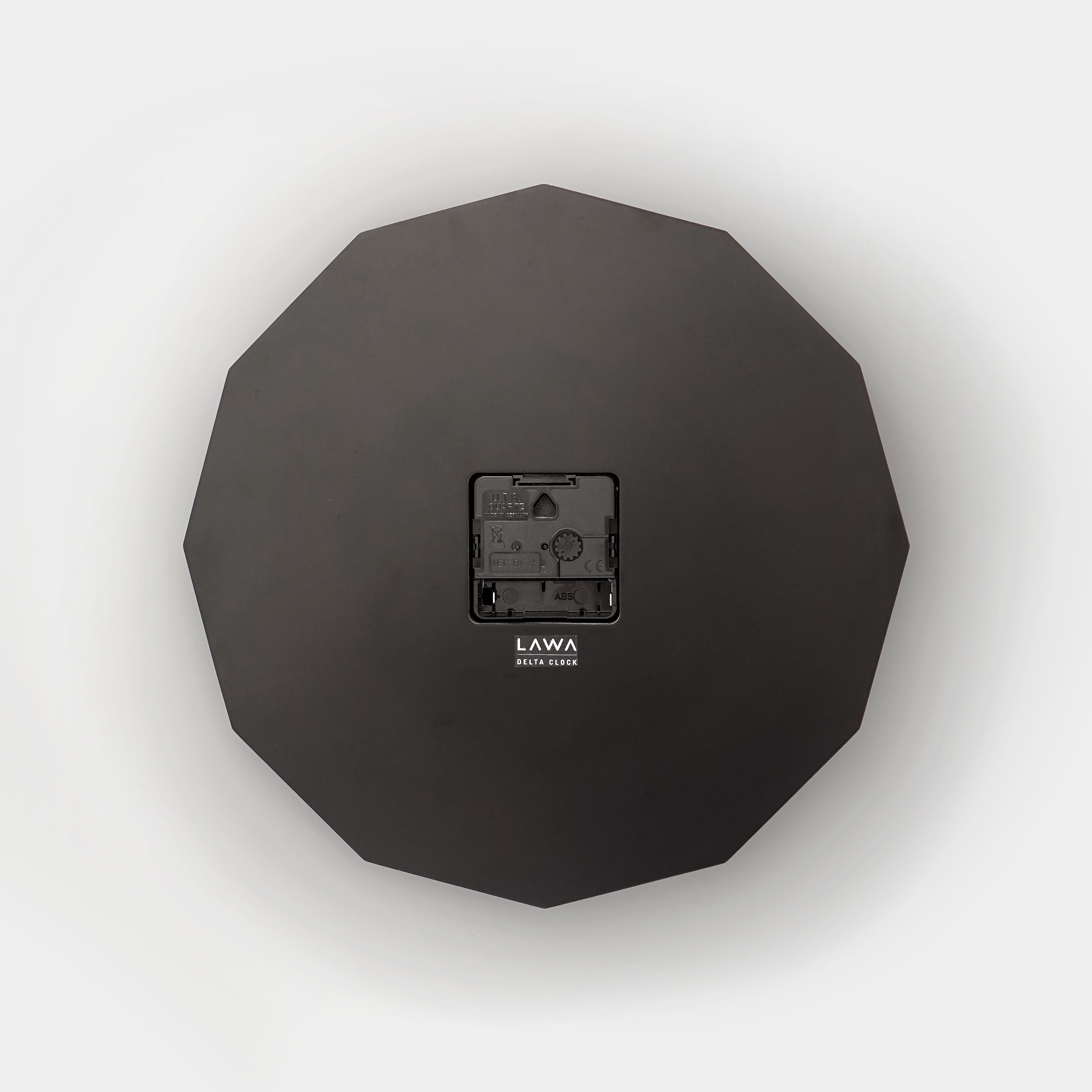 Delta Clock Black – LAWA DESIGN