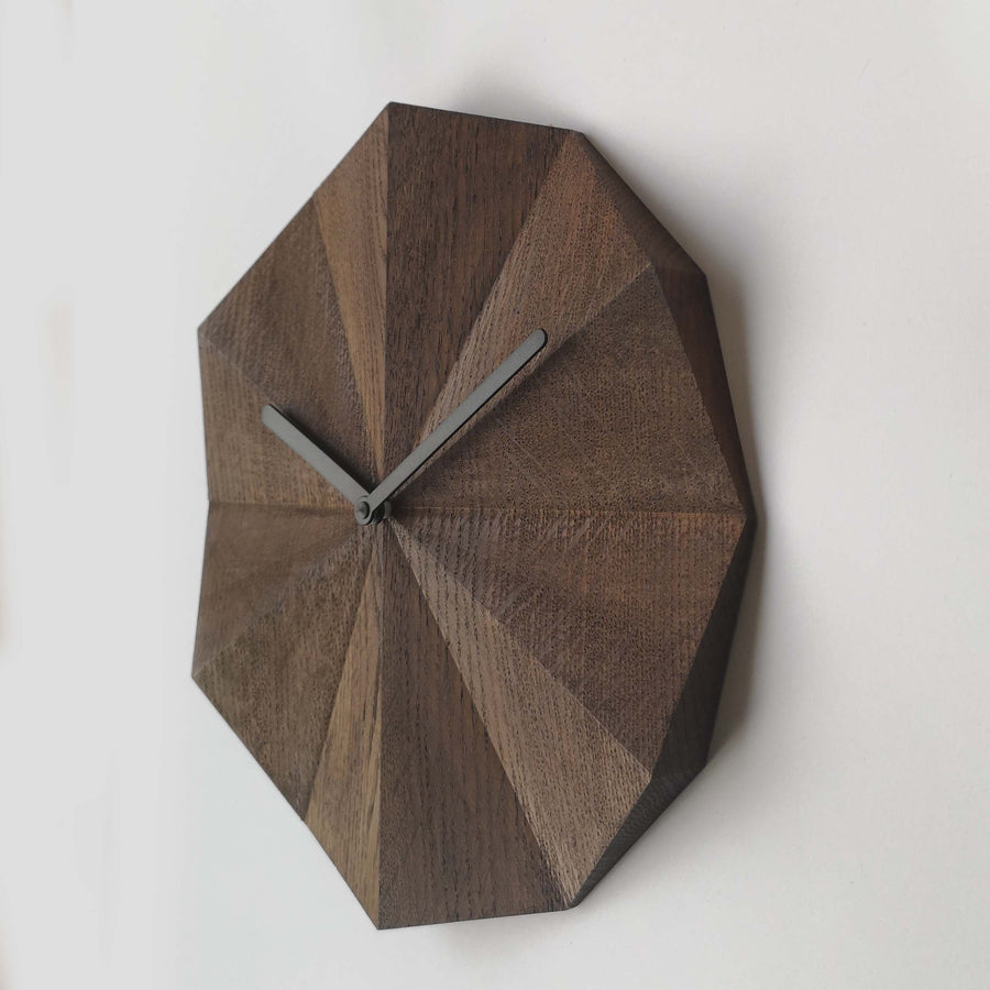 Delta Clock Dark Oak - Sample